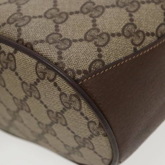 GUCCI GG Supreme Web Sherry Line Shoulder Bag PVC Beige 904 02 081 Auth 96199 - Picture 16 of 16